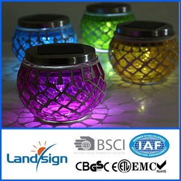 China Wholesale Solar Lights Decorative Solar Mosaic Light solar powered garden lights