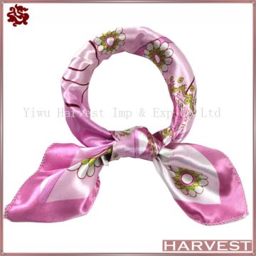 Hot sale creative printed silk cotton gauze scarf