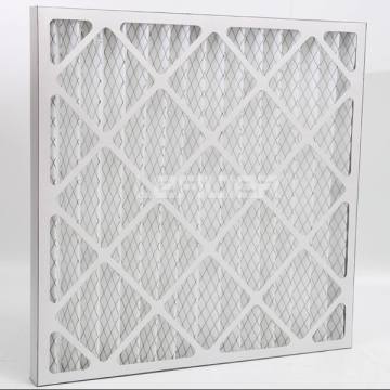 Cardboard Frame Pleated Panel Air Filter G4