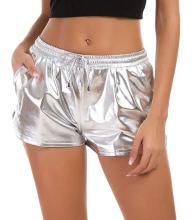 New Golden Metallic Shine Sport shorts