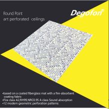 Artistic perforated Fiberglass Felt Panels