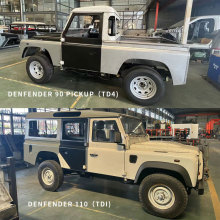 Replacement Steel and Aluminum Auto Car Body Shells for Defender 90 and Defender 110