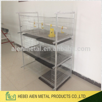 H type broiler feeding cage