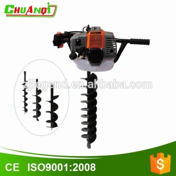 Gasoline hand drill ice auger 52cc manual power augers