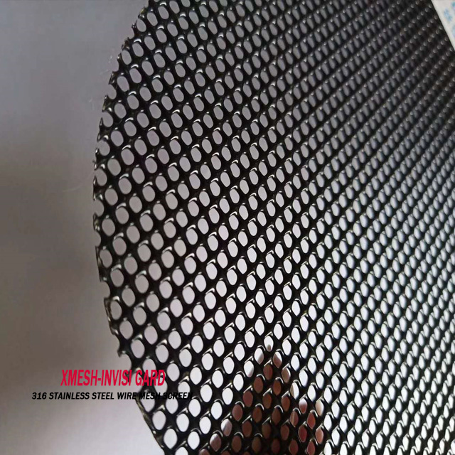 High Tensile S/S 316 304 14meshx0.36mm stainless steel mesh window screen for safety protection