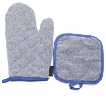 Heat insulation gloves + pad set
