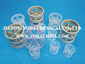 Plastic Pall Ring PP(Plastic Pall Ring Polypropylene) used in the packing tower