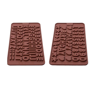 Food Grade Silicone Letter Nummer Mold