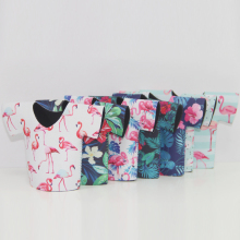 T-shirt shape flower pattern can coolers