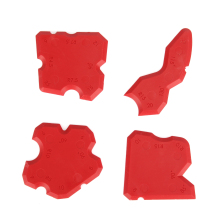 4-Piece High-Quality Grout Spreader and Caulk Remover Set: Essential Tools for Finishing and Silicone Sealant Applications