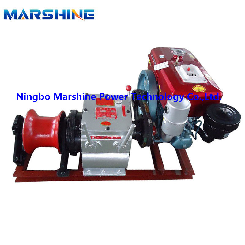 Gasoline Power Wire Rope Cable Pulling Engine Winch 3 Jpg