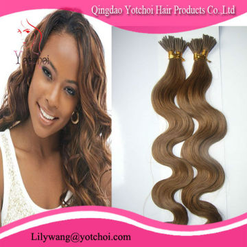 Keratin pre bonded hair extension