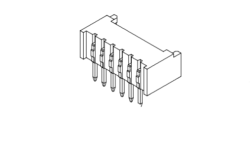 1.25mm padang 90 ° wafer AW1251R-XP