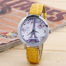 Bling Rhinestone Eiffel Towe Quartz Watch