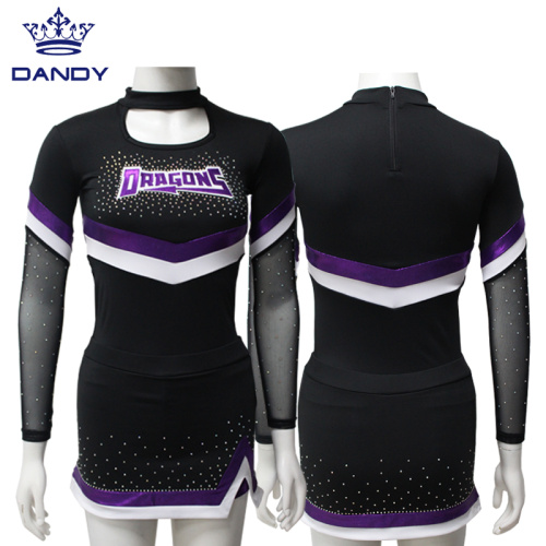 Sparkle Cheer Uniforms 섹시한 치어 리더 유니폼을 사용자 정의하십시오