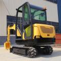 2.5T CE ฟาร์มครัวเรือนไฮดรอลิกรถเข็น Micro Excavator