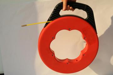 Fish Tape Puller 100 Feet Fiberglass Rod Fish Tape Reel