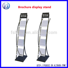 Iron Steel Magazine Display Stand High Quality Tile Display Rack HS-ZL09