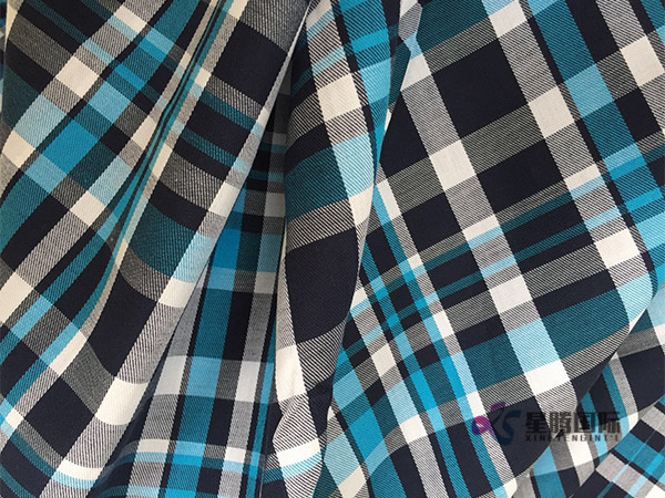 Polyester Blend Yarn Dyed Shirting Fabric