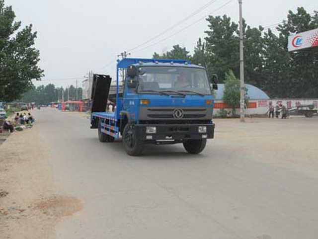 Dongfeng Teshang 10-16T Low شاحنة مسطحة منخفضة