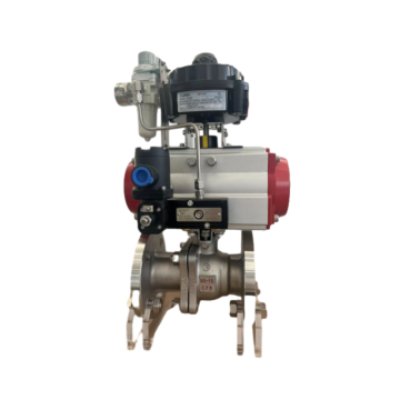 Flange Pneumatic Switch Ball Valve
