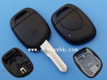 HOT Sale Renault 1 button remote key shell with "valeo" on the blade no logo for Renault Traffice Key