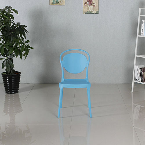 White Plastic Dining Chair