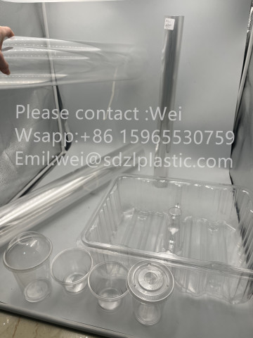 PET plastic products plastic cups plastic boxes film