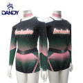 Dandy personnalisée Sublimated Cheer Uniforms Cheerleader Uniforms pas cher pour le lycée