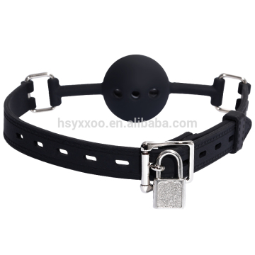 The latest Mouth Gag Silicone Bondage Ball Gag with Holes