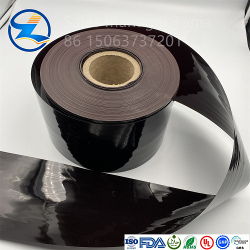 ฟิล์ม PVC Brown Opaque Pharmaceutical สำหรับบรรจุภัณฑ์