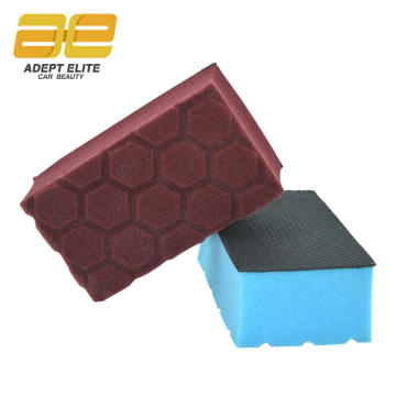 Honeycomb shape surafce car wash sponge