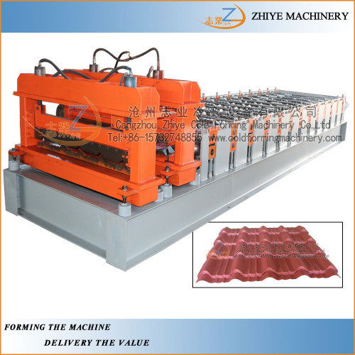 Popular Design Steel & Aluminum Roofing Step Tile Machine/Aluminum Profile Metal Roofing Forming Machine