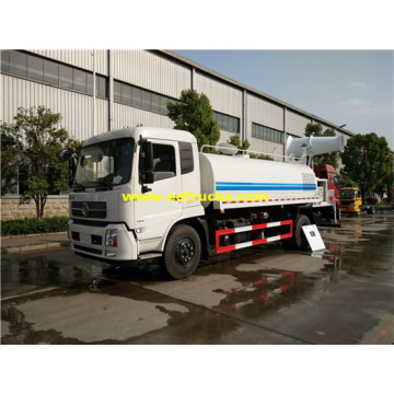 Caminhões de canhão de controle de poeira Dongfeng 9m3