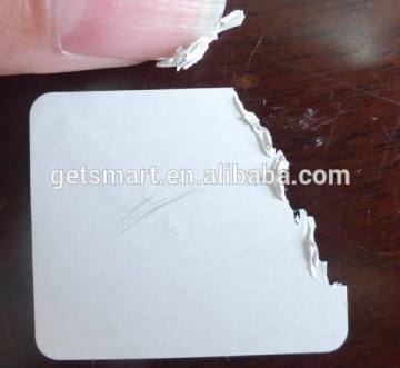 Good Peformance 13.56MHZ Tamper Proof NFC Labels Protecting your products