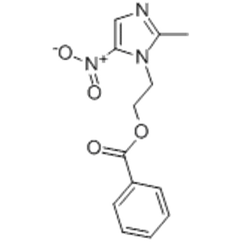 1H-Imidazole-1-ethanol,2-methyl-5-nitro-, 1-benzoate CAS 13182-89-3