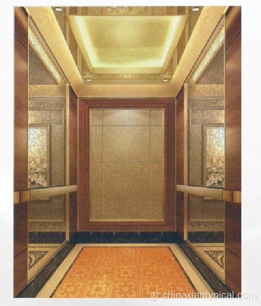 Luxury Home Lift με μηχανοστάσιο