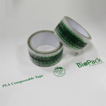 Ruban d&#39;emballage en PLA compostable personnalisé pour scellage de carton