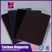 Alucoworld solid colors flexible decoration aluminum pvdf composite panel