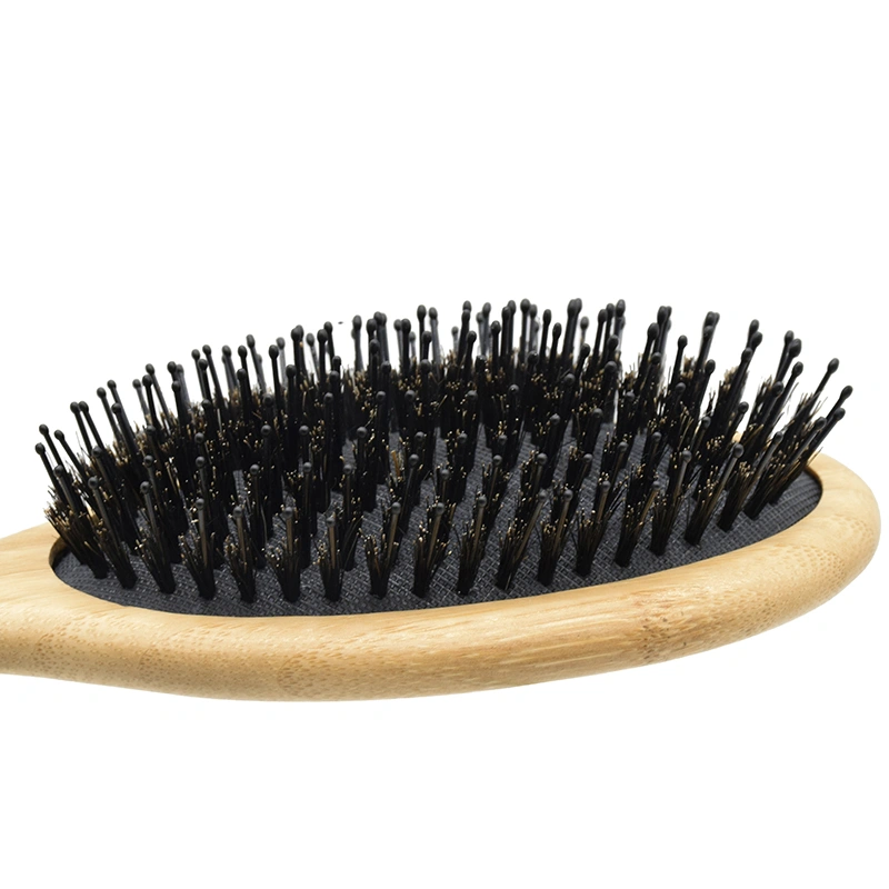 Environmentally Friendly Bamboo Wood Handle Hair Brush Comb