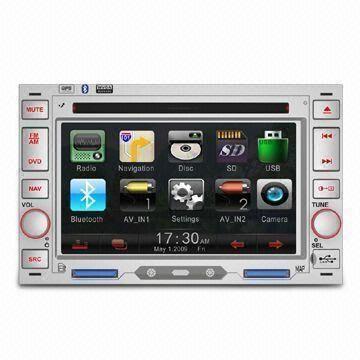 In-dash DVD Player with DIVX Playback, Suitable for Apple's iPod