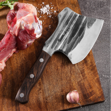 Hand-Hammered Boning Knife - Longquan Forged Outdoor Axe Butcher Knife
