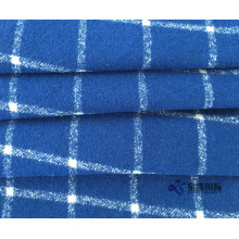 Warm Touch Wool Nylon Blend Plaid Fabric