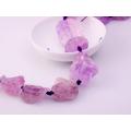 Natural Raw Rough Amethyst Jewelry Crystal Gemstone Beads