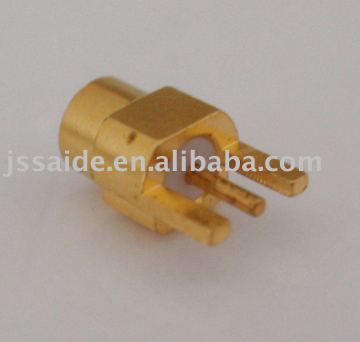 (859) MMCX-KEF-1 connector for PCB mounting