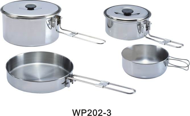 camping cooking set for 2