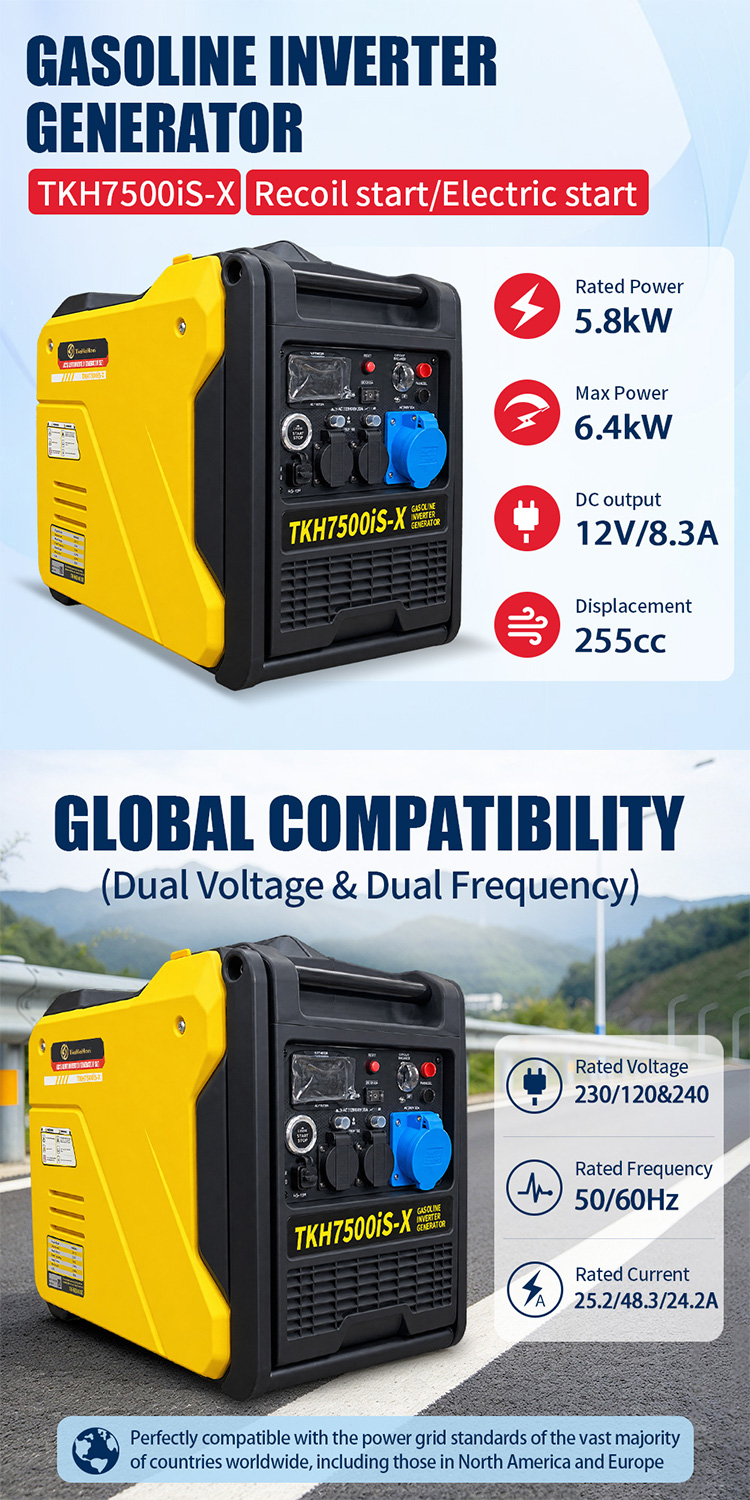 Инверторный генератор TKH7500iS-X(13) TKH7500iS-X Inverter Generator(13)