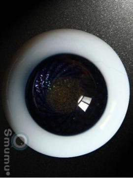 Eyes 14mm/16mm/18mm/20mm Dark Blue Eyeballs A-14 For Doll