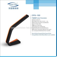 2015 touch dimming brightness adjustable LED table lamp/desk lamp with electrical outlet for bedside reading