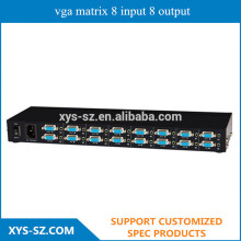 New design vga matrix 8 input 8 output